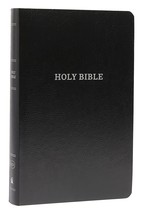 KJV, Gift and Award Bible, Leather-Look, Black, Red Letter, Comfort Print: Holy - £8.89 GBP