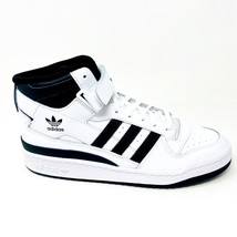 Adidas Originals Forum Mid White Black Mens Size 10.5 Casual Shoes FY7939 - £59.91 GBP