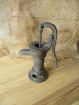 Rustic Cast Iron Pump Cistern Water Fountain 9&quot; Tall Garden Farm Bathroom Pond - £31.23 GBP