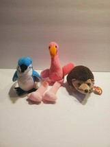 Ty Plush Lot Set Of 3 Rocket Pinky Prickles Stuffed Animal Toy Stocking Stuffer - £12.38 GBP