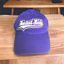 Kansas State Wildcat Cursive Sliding Strapback Hat Cap Purple University... - $272.93 MXN