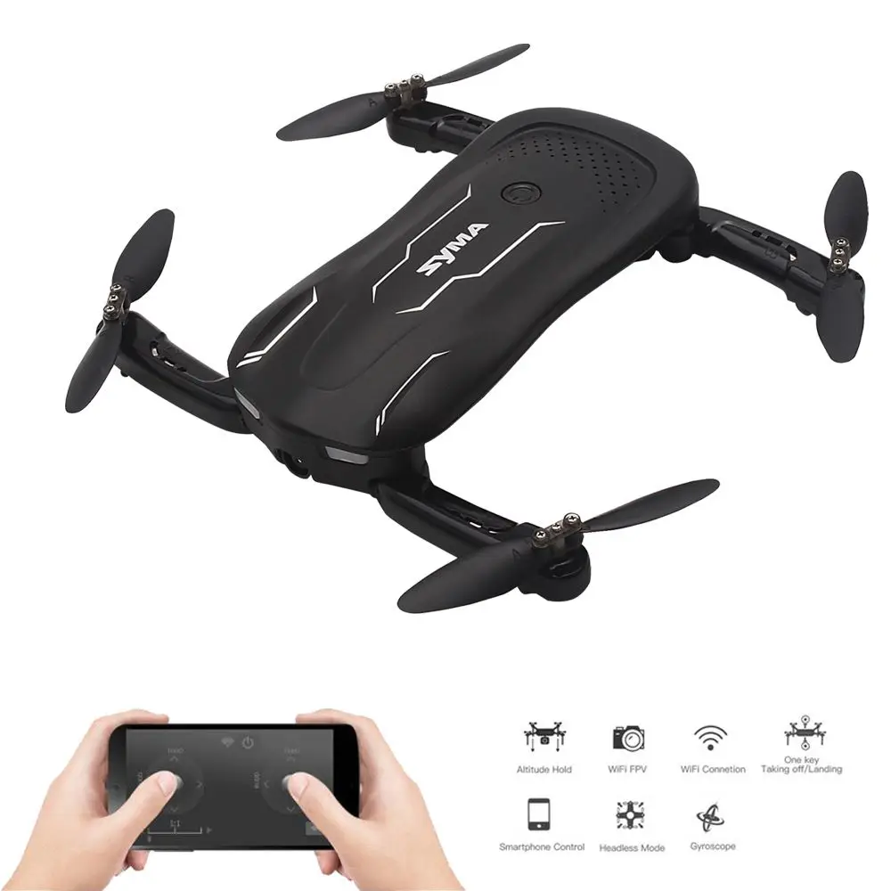 Syma Z1 RC mini Drone with Camera HD Altitude Hold Selfie Drone Follow me Mod - £55.27 GBP+