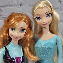 Disney Frozen Elsa Anna Fashion Dolls Lot of 2  - $19.79