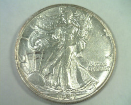 1941-S Walking Liberty Half About Uncirculated+ Au+ Nice Original Coin Bobs Coin - £28.77 GBP