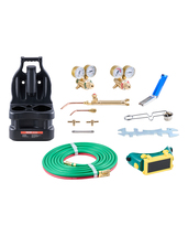 VEVOR Oxygen Acetylene Torch Kit, 14PCS Portable Oxy Acetylene Brazing Set - $132.99