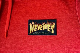Thrasher x Herpes, &quot;Wrap It Up&quot;, Parody, Embroidered Patch - £10.18 GBP