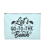&quot;Let&#39;s Go to the Beach&quot; Accessory Pouch - £13.61 GBP+