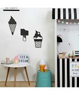 LaModaHome - Ice Cream Set of 3 Metal Wall Art Set,Wall Decor, Living Ro... - £54.86 GBP