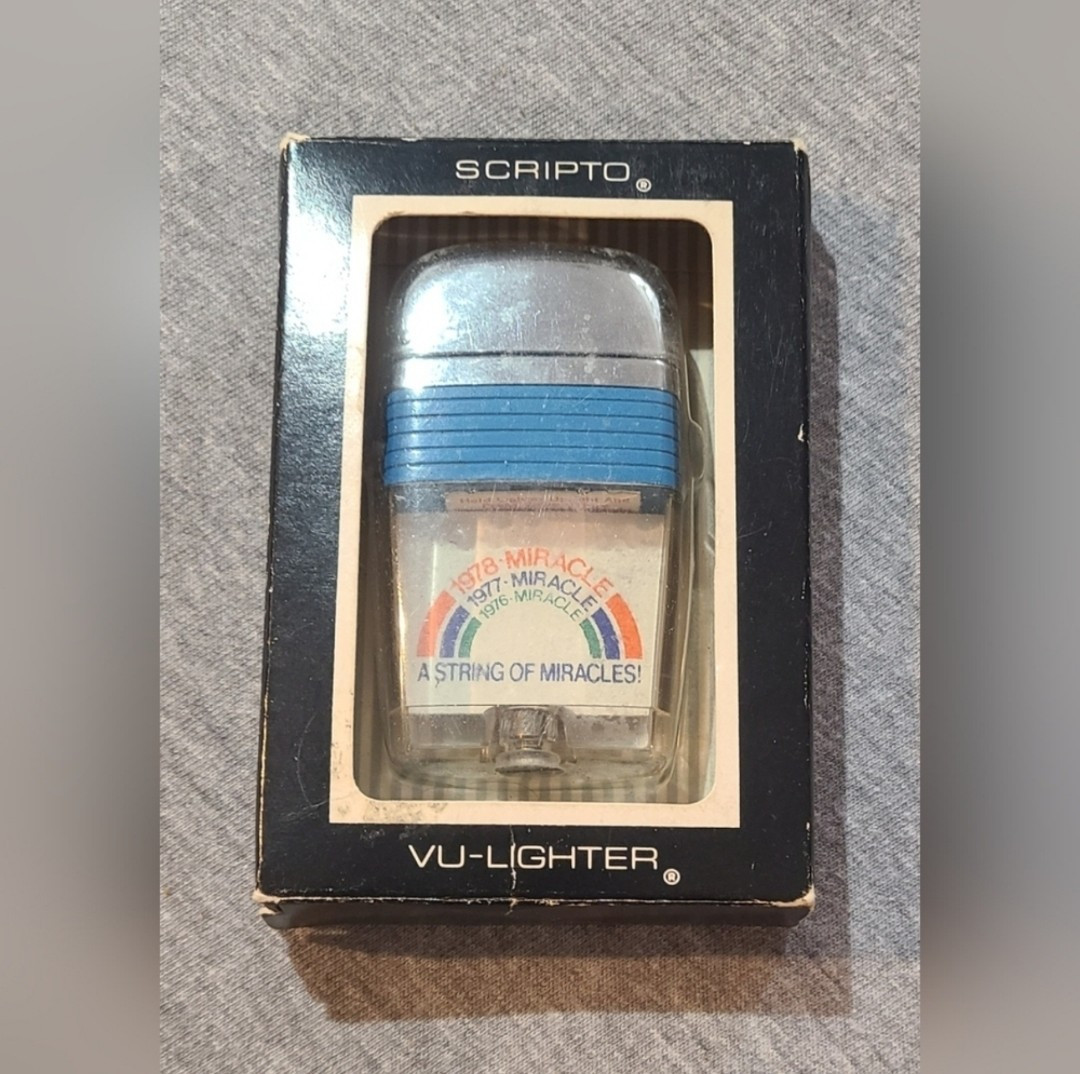 Scripto Vu-Lighter 1978 miracle,  a string of miracles - $90.00
