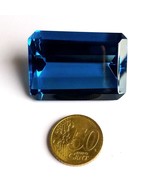 Blue Topaz Free Size , Blue Topaz Octagon , Blue Topaz Gemstone , Free S... - $9,000.00