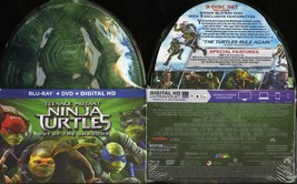 Teenage Mutant Ninja Turtles Out Of The Shadows 3 Disc Shell Case Paramount New - £7.95 GBP