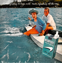 1962 Newport Cigarettes Advertisement Nautical Tobacco Vintage Smoking D... - $462.01 MXN