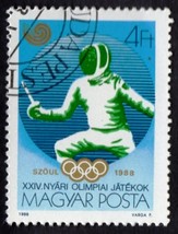 Olympic Fencing Championships - Seoul 1988 - $2.99