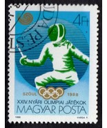 Olympic Fencing Championships - Seoul 1988 - $2.99