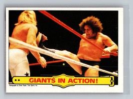 Giants In Action! #48 1985 Topps WWF Pro Wrestling Stars WWE - £1.56 GBP