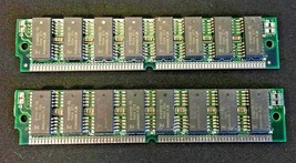 2x 16MB 72-Pin 60ns Edo Nicht-Parität 5V 4x32 Simm 32MB Memory Apple Mac PC Unix - £30.03 GBP