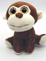 Midwood Brands Big Eyed Brown Monkey Plush Softie Toy - £17.32 GBP