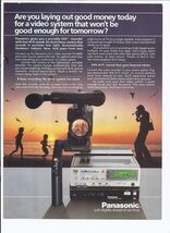 1985 Panasonic Video Recorder PV-9600 Print Ad Electronics 8.5" x 11" - $19.75
