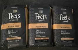 3 Bags  10.5 oz Bags Peet's Cafe Domingo Medium Roast Roasted (MO5) - $25.67