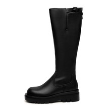 RIZABINA Women Knee Boots Fashion Platform High Heel Winter Shoes Woman Warm Buc - £107.80 GBP