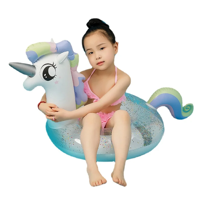 Sporting 10 Style Inflatable Unicorn Kids Baby Swimming Ring Summer Beach Party  - £29.57 GBP