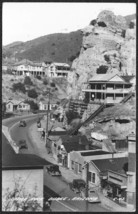 Bisbee, Arizona 1940s RPPC Birds-eye View and Castle Rock Photo Postcard - $15.75