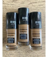 3 x Covergirl Trublend Matte Made Foundation NEW D20 True Caramel Lot of 3 - £18.48 GBP