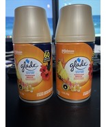 (2) Glade Automatic Spray Refill, Hawaiian Breeze 6.2oz Pineapple Plumeria - $459.02 MXN