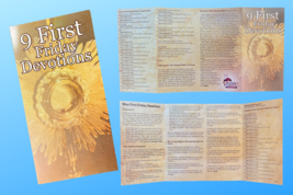 9 First Friday Devotions Folded Prayer Card - $8.31 CAD