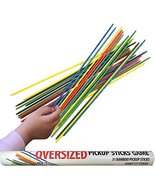 Kovot Oversize Pick Up Sticks Game - Includes (31) Giant 17&quot; Inch Bamboo... - £10.21 GBP