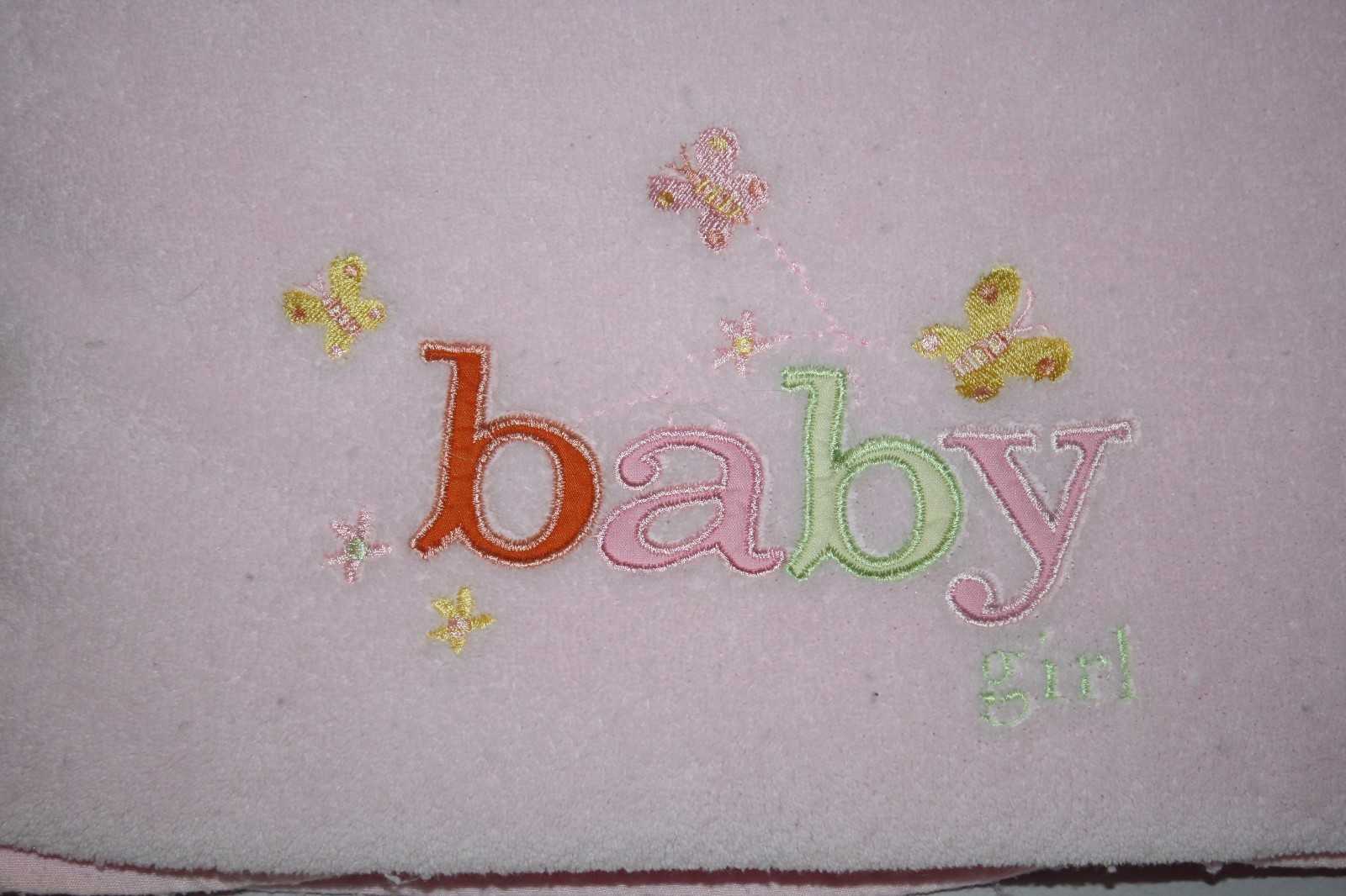 Northpoint Girls Baby Blanket Butterflies Flower Soft Pink Fleece 40" RN111943 Item image 2