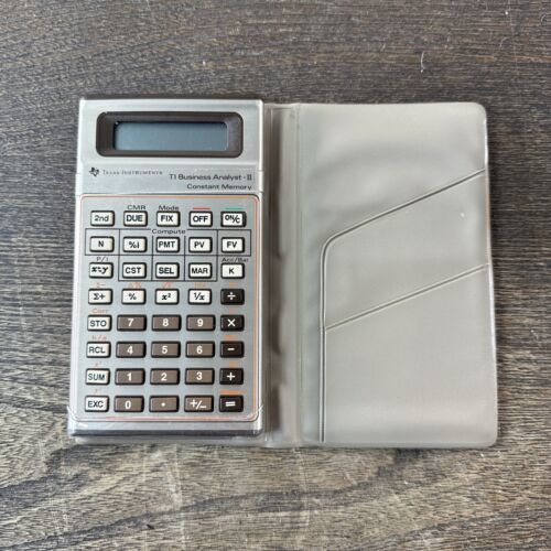 Texas Instruments TI Business Analyst - II Constant Memory Calculator (Vintage) - £9.74 GBP