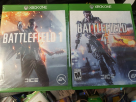 Set Of 2 Battlefield 1 [NEW/SEALED] + Battlefield 4 [Used] (Xbox One, 2016) - £7.09 GBP