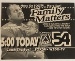 Family Matters Tv Guide Print Ad Reginald Vel Johnson Jaleel White TGIF ... - £4.65 GBP