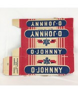 1943 O-Johnny Candy Bar Wrapper Vintage Montreal Canada Box Only Maple Leaf - £21.64 GBP