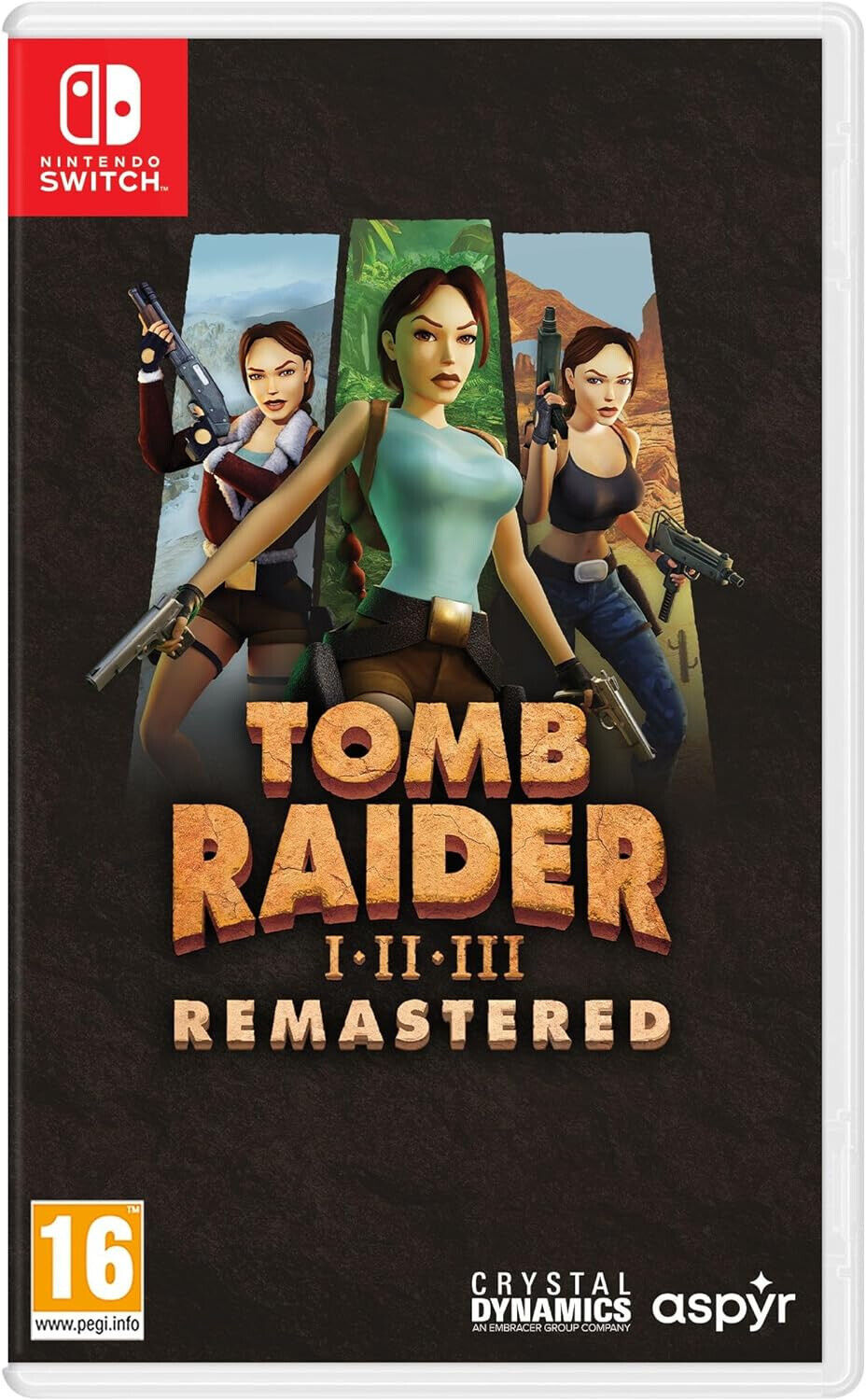 Tomb Raider Remastered Nintendo Switch NEW SEALED Trilogy 1 2 3 Collection Fast