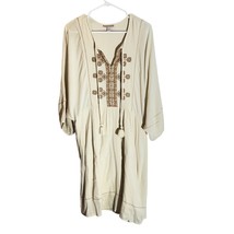 Knox Rose Boho Ruffle-Hem Dress Large Purple Mauve Rayon - $17.82
