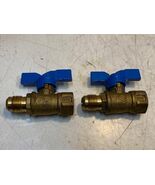 2 Quantity Gas Ball Valves 9850 | 2-3/4&quot; Long 19mm Thread 18mm ID (2 Qua... - $29.99