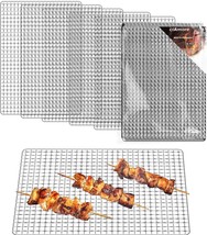 Grill Topper, 10 Pcs Disposable Grill Grates, 11.8 X 15.7 Inch Baking Rack - $745.03 MXN