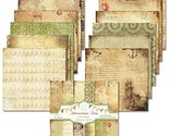 12 * 12 Vintage Scrapbook Paper Pad - Two Of 12 Colors Frame Material Pa... - £21.86 GBP