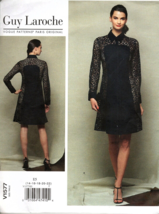 Vogue Patterns V1577 Designer Guy Laroche Knit Dress Misses 14 - 22 UNCUT - $22.07