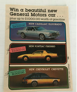 Vintage advertising mail in instant skill bingo festival of GM contest f... - €17,15 EUR