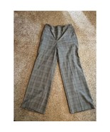 Nicole Miller New York Gray Plaid Dress Pants Professional Office Wear s... - $380.13 MXN