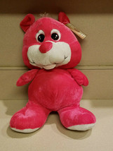Shalom Toy Co. Inc. 12&quot; Long Plush Stuffed Pink Animal Bear (NEW) - £7.87 GBP