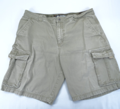 Nike ACG Men Cargo Shorts Mens Size 36x9.5 Khaki Beige Cargo Pockets - £14.90 GBP