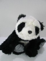 Wild Republic Panda Bear Plush Stuffed Black &amp; White 10&quot; lovey Realistic - £8.89 GBP