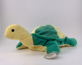 Ty Pillow Pal &quot;Snap&quot; the Turtle 1996 With Tags and Protector 13&quot; Long - £9.42 GBP