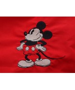 Walt Disney Productions Hooded Jacket L MIckey Mouse Windbreaker Racing ... - £18.75 GBP