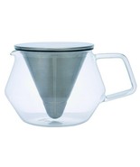 Kinto 600 ml Glass Carat Teapot Infuser - Specialized Lid &amp; Strainer - $28.70