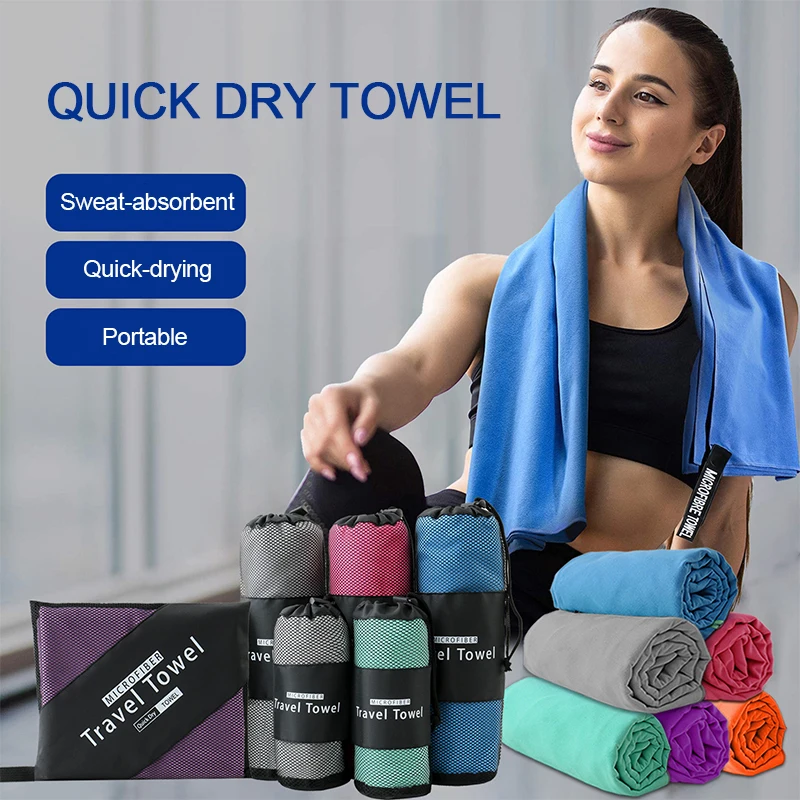 Sporting Sportings Towel Superfine Fiber Portable Water-Absorbing Sweat Double S - £23.84 GBP